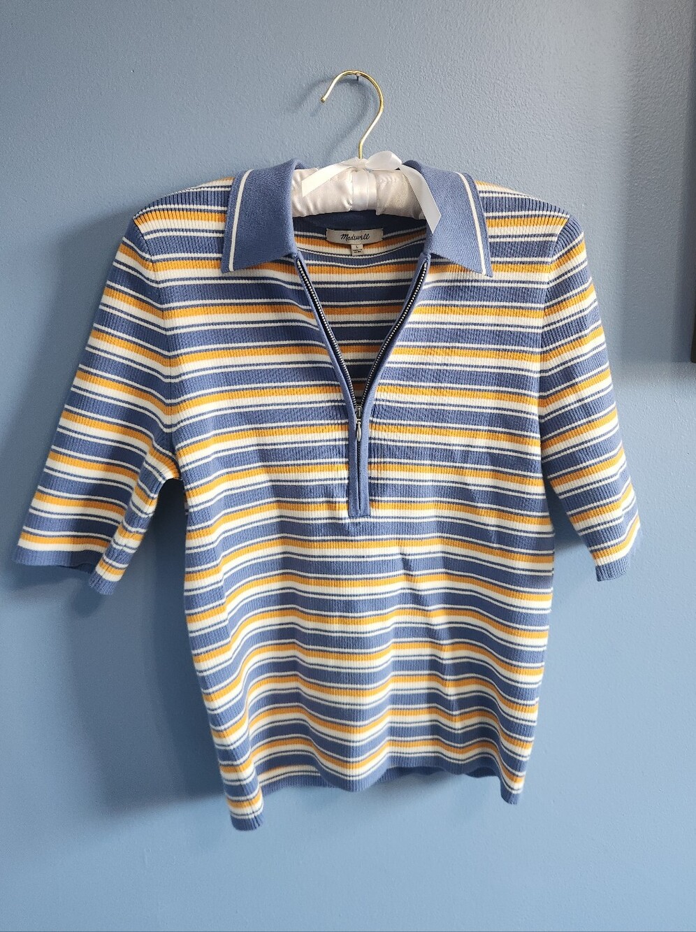 Madewell Women's Half Zip Polo